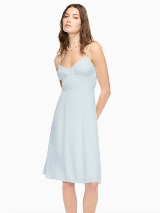 Aritzia Dresses & Skirts - Aritzia Sun-deh Eastwood Midi Dress In Fluid Blue Size Large